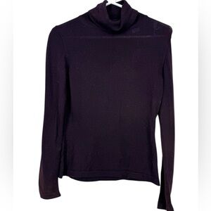 Alessandra Merino Wool lightweight turtleneck Brown Sweater S